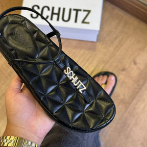 Sandália Schutz Detalhe Letreiro da Marca S215640421