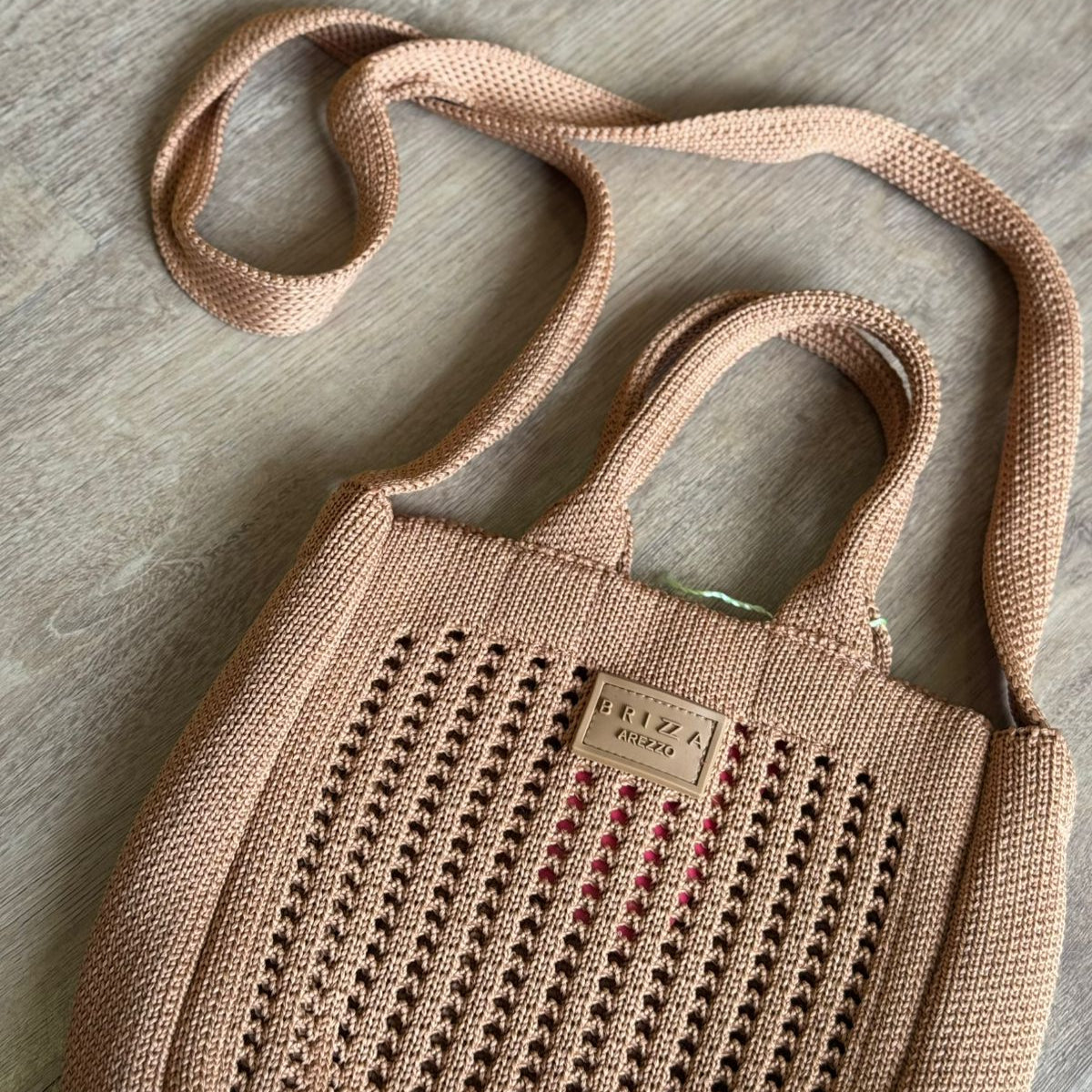 Bolsa Tote Arezzo Croche Monaco Z195230019