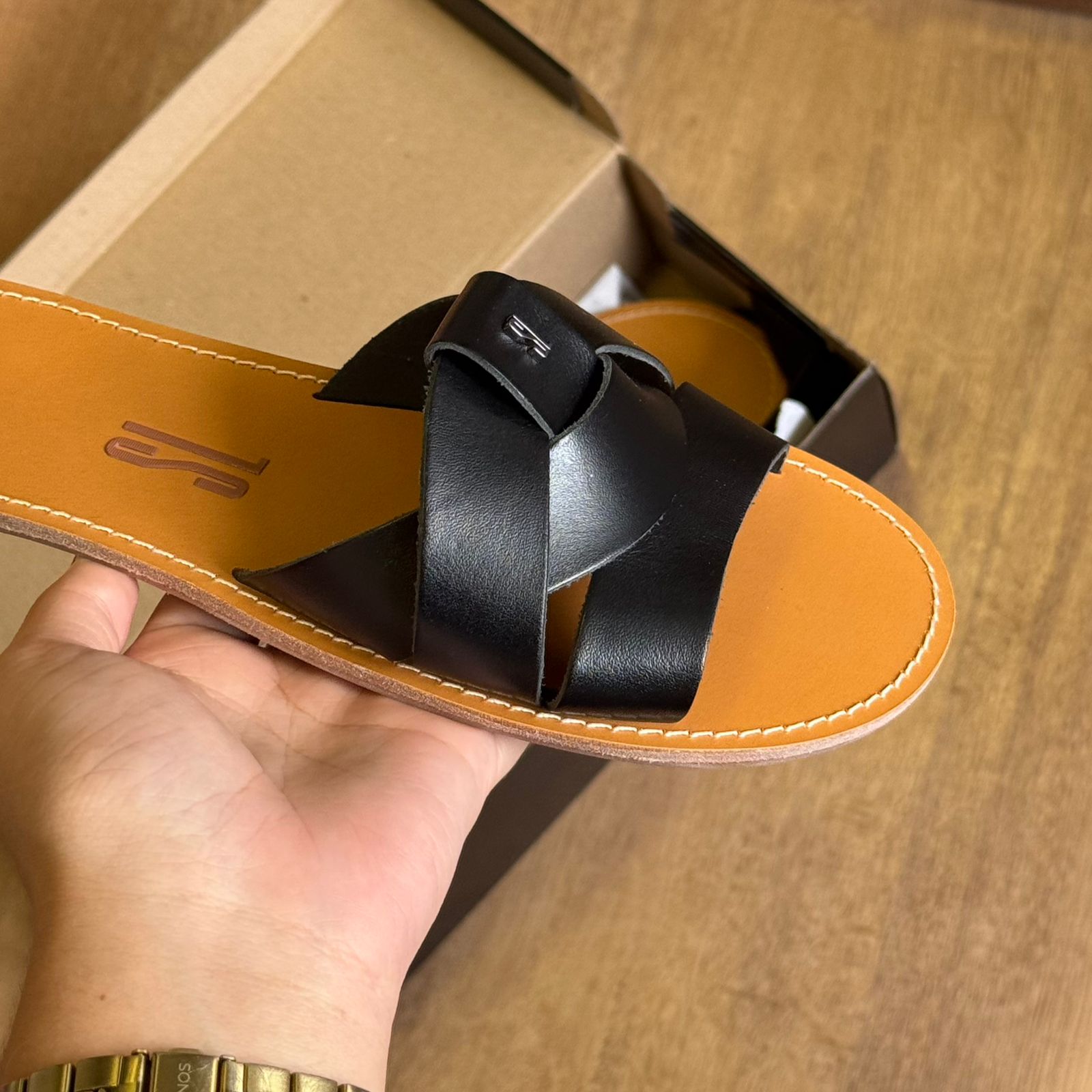 Sandália Santa Lolla Slide Entrelaçado 068F.3D0F.01E2