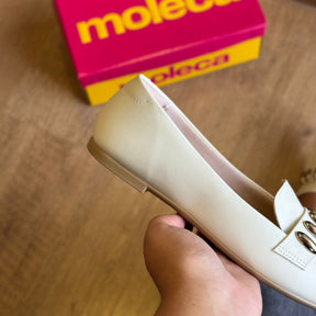 Sapatilha Moleca Pontilhado Dourado 5821.106