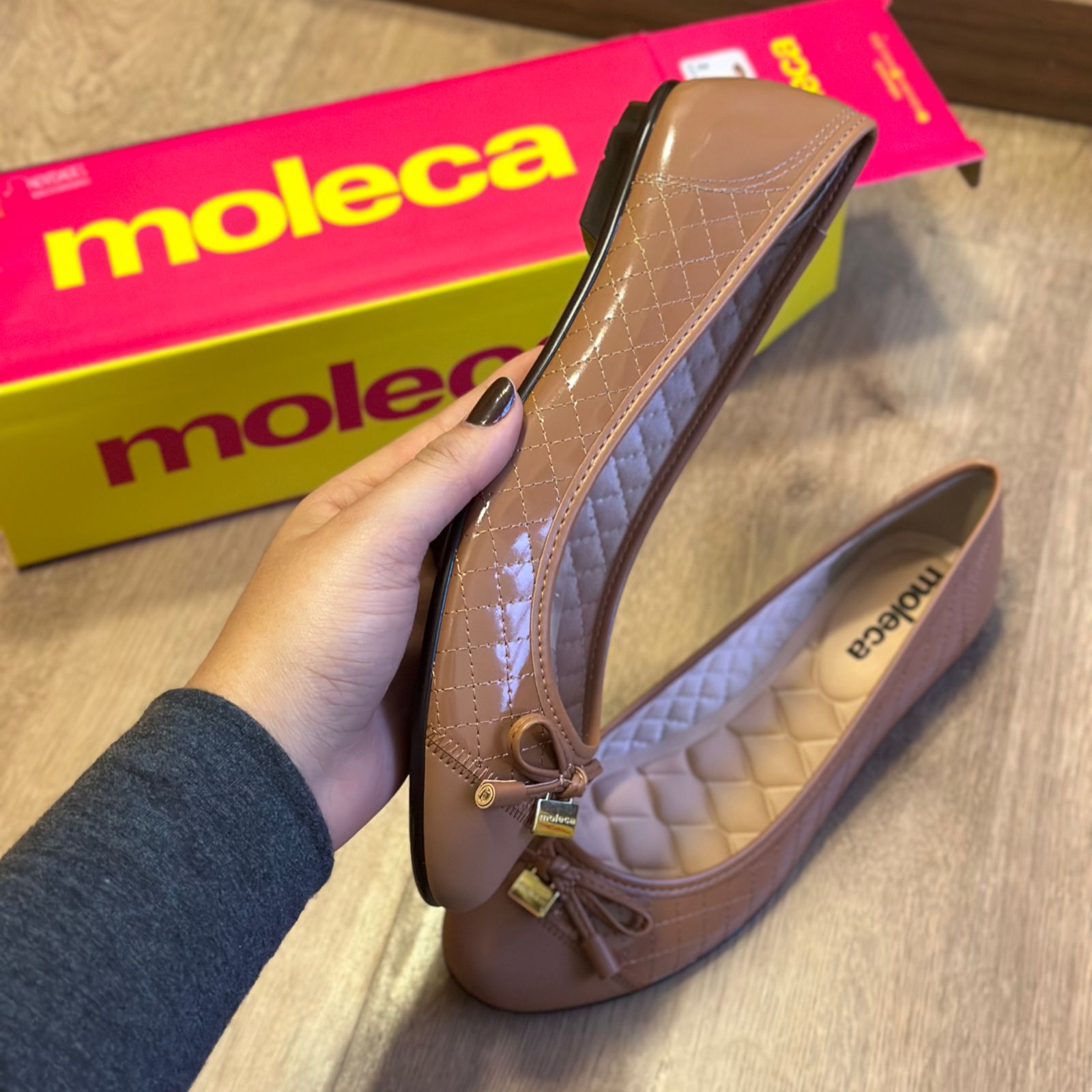 Sapatilha Moleca Verniz 5027.1407