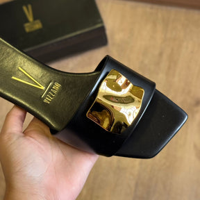 Sandália Vizzano Rasteira Detalhe Dourado 6553.100