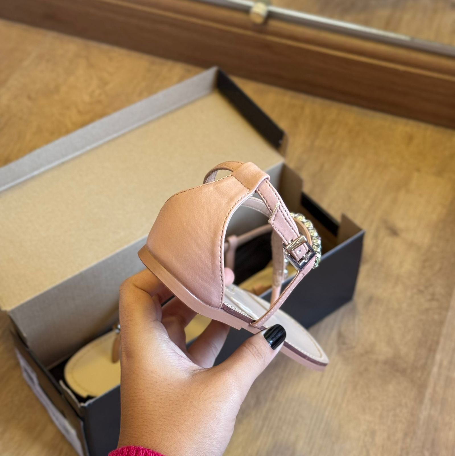 Rasteira Santa Lolla Napa Santorine Tiras Pedrarias 0550.345C.018A