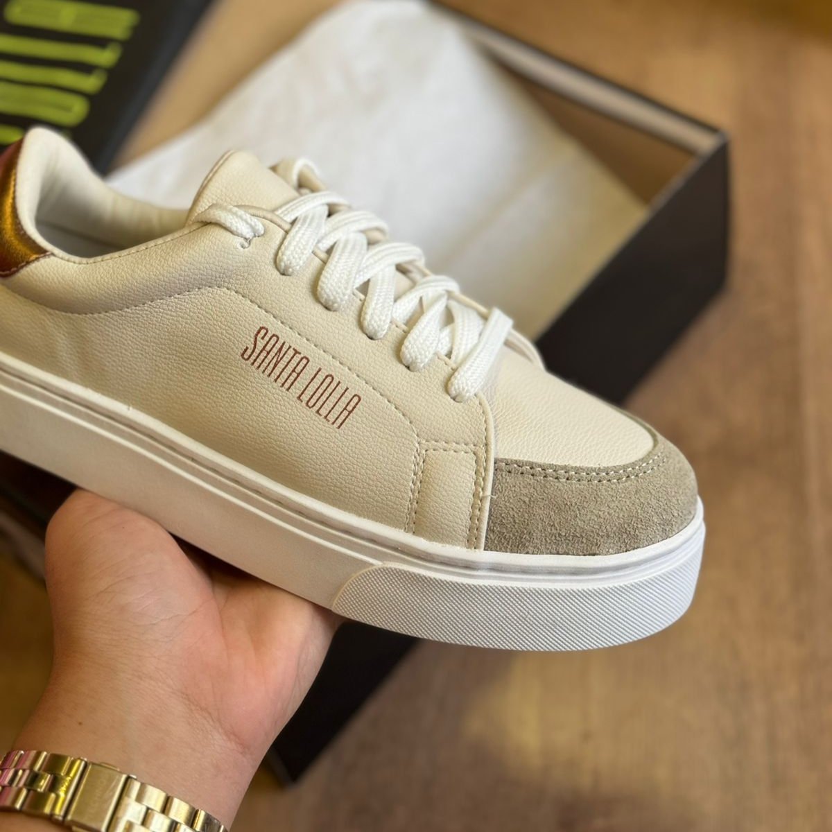 Tênis Santa Lolla Camurça 01AC.4194