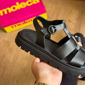 Sandália Papete Tratorada Moleca 5504.114