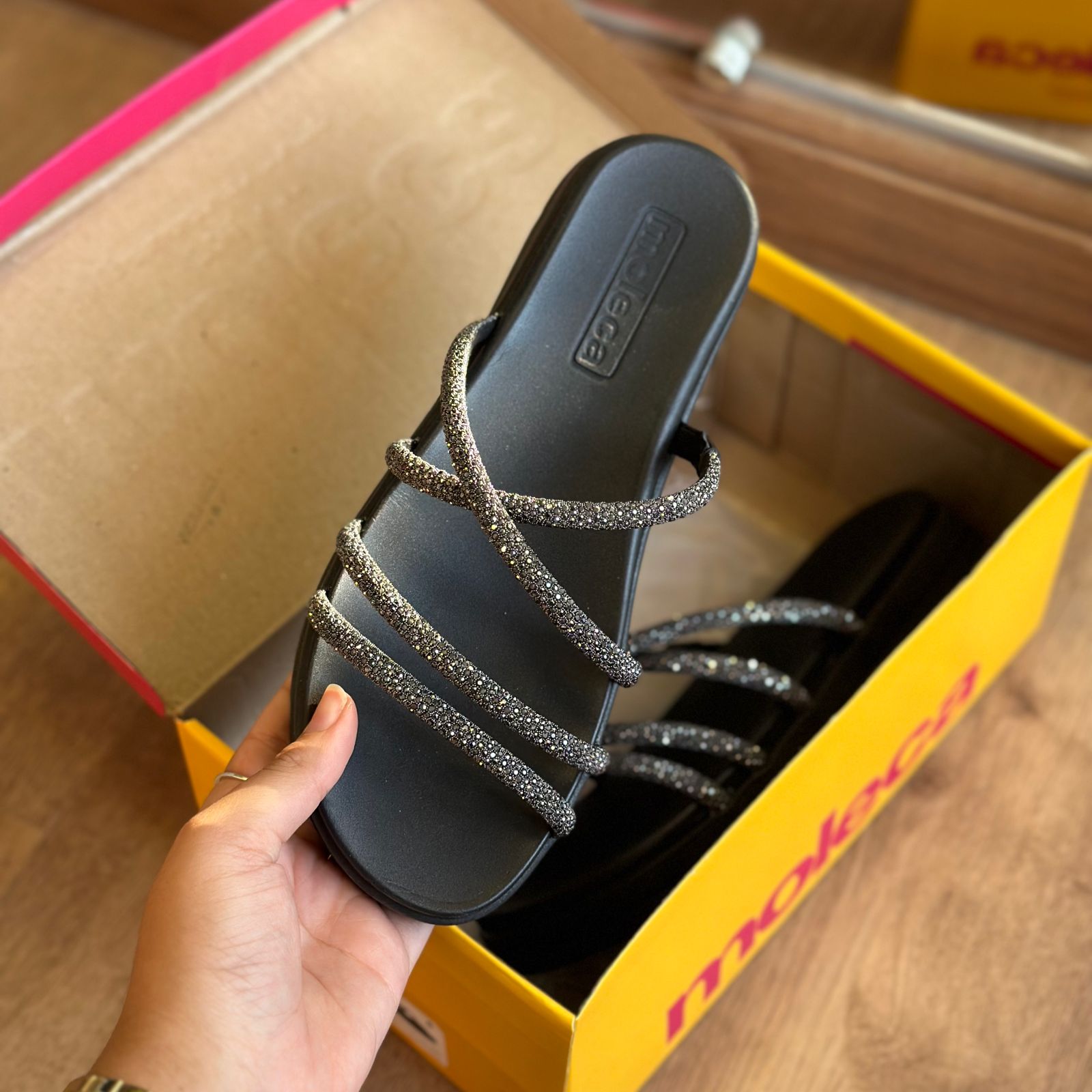 Sandália Papete Moleca 5490.112