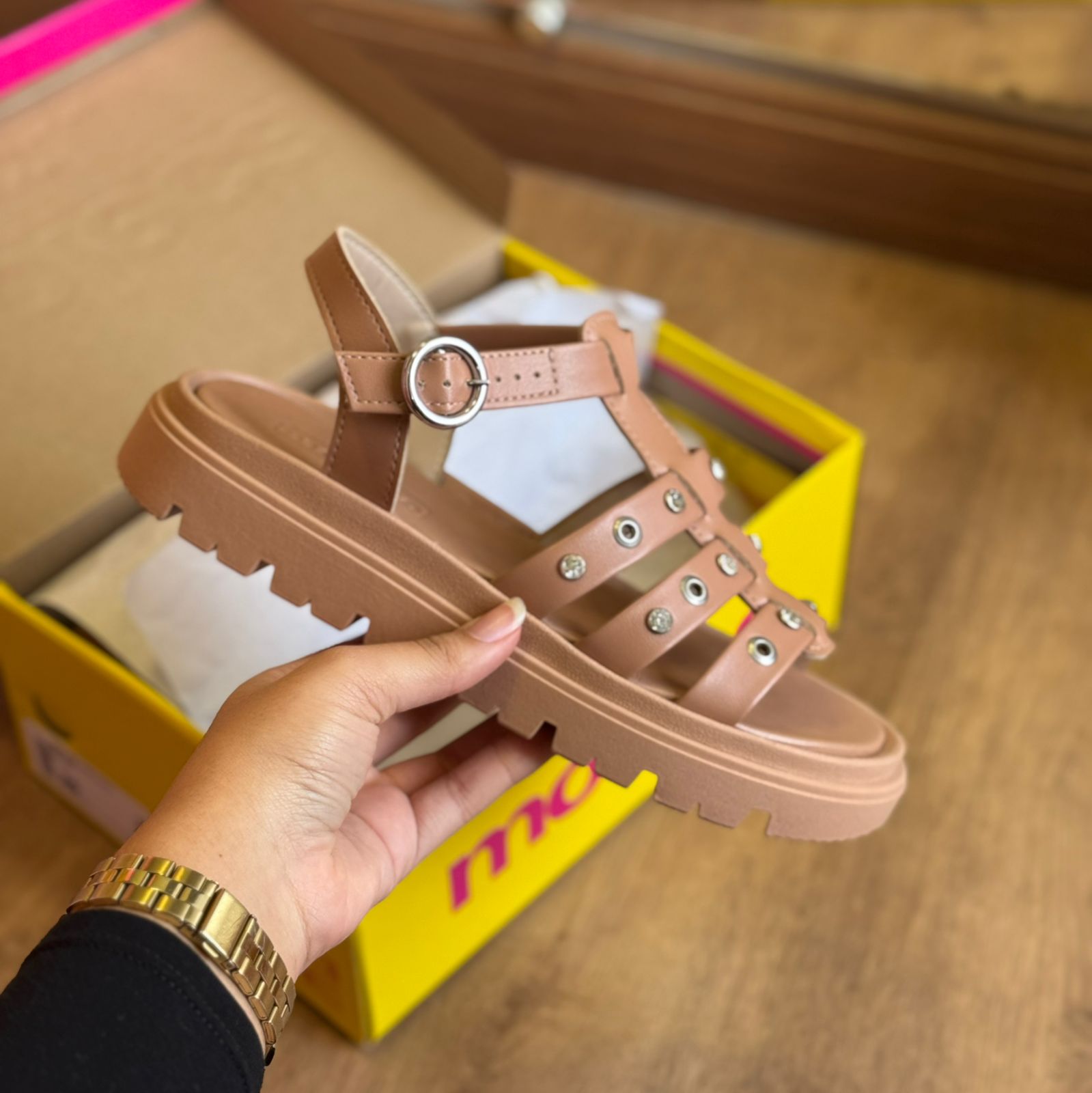 Sandália Moleca Tiras Finas 5504.115