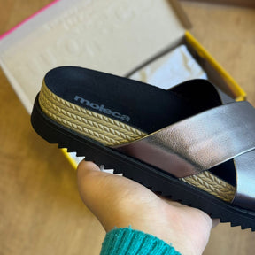 Sandália Moleca Papete em X 5500.215