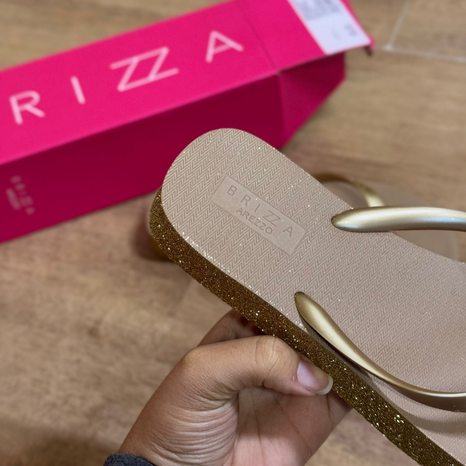 Chinelo Arezzo Plataforma Sparkle A121530003
