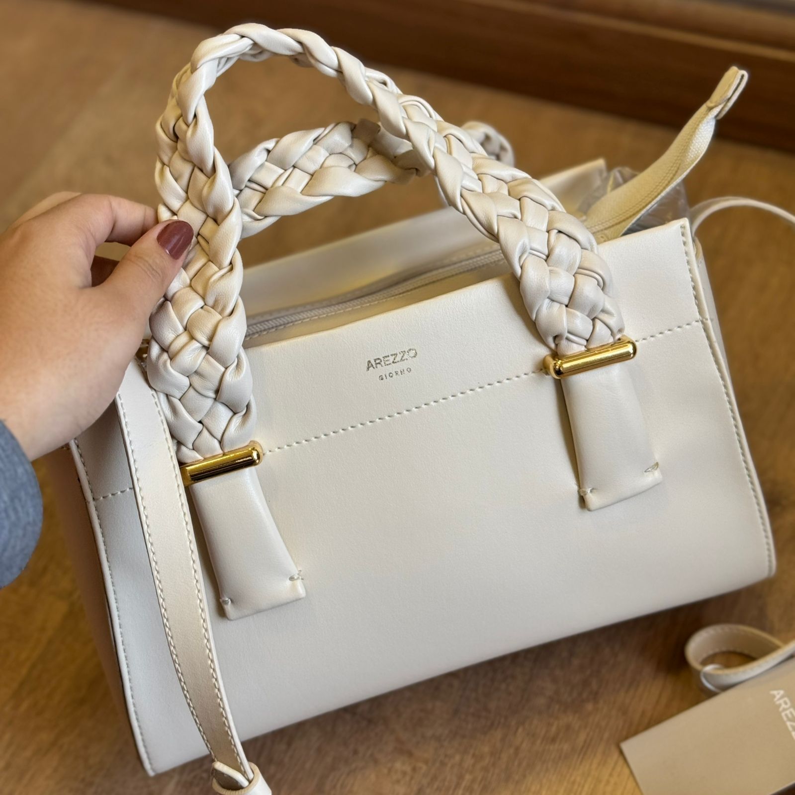 Bolsa Arezzo Alça Trança A500240644