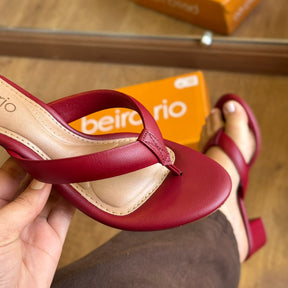 Salto Beira Rio Casual de Dedo 8246.1212