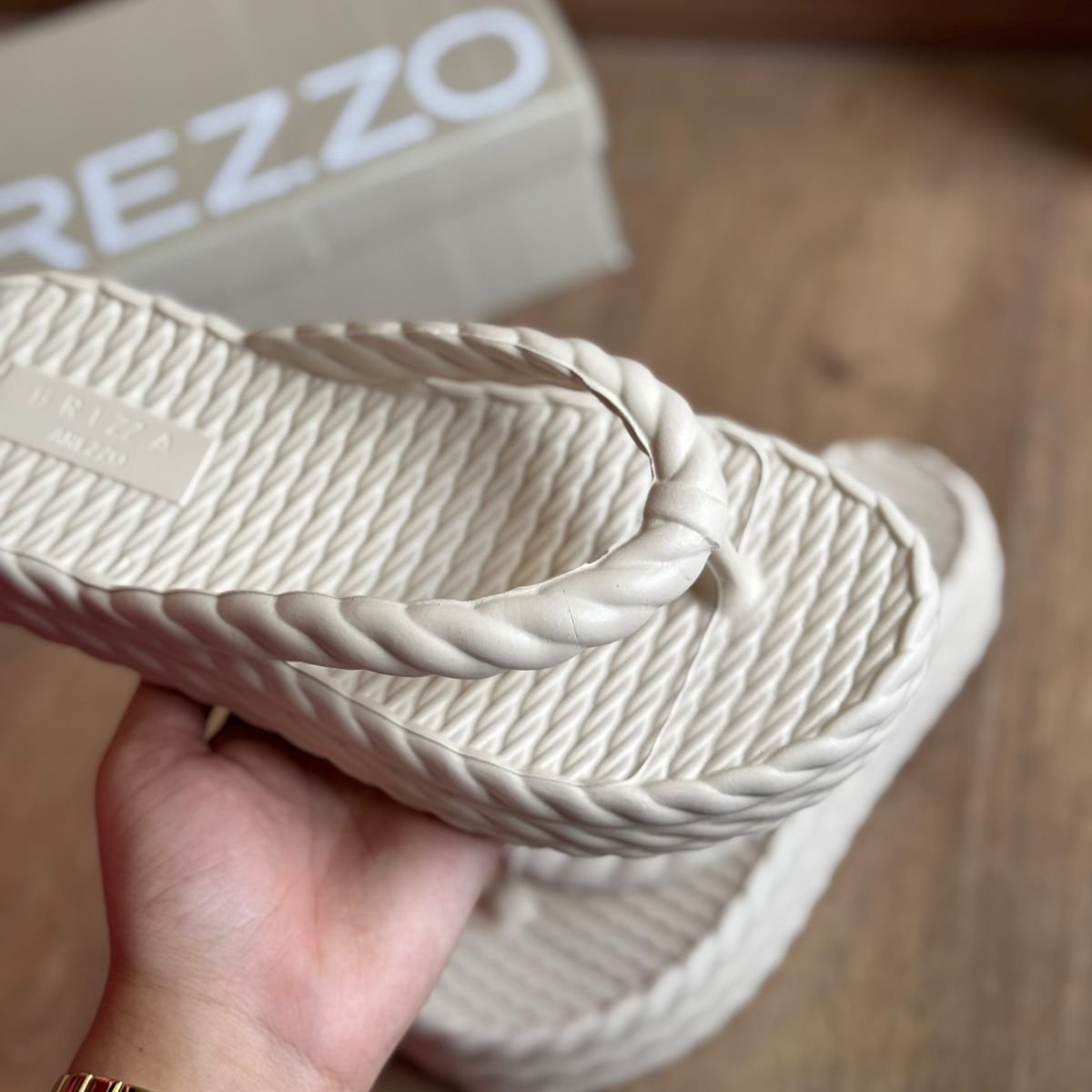 Sandália Arezzo Flatform Marrocos Mid Z190830001