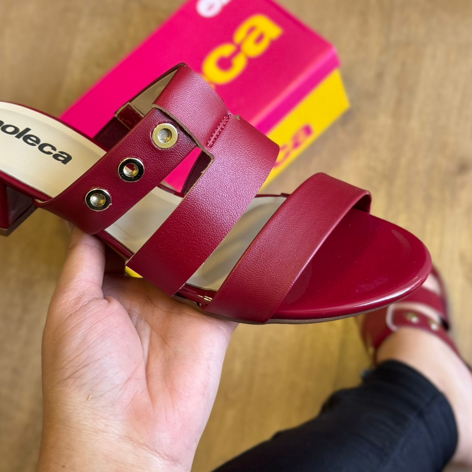 Sandália Moleca Salto Bloco 5259.879