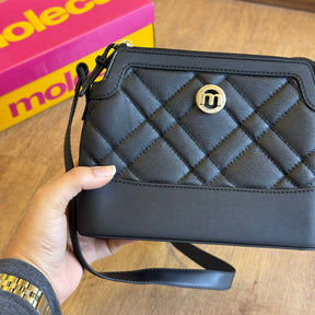 Bolsa Moleca Letra M Dourado 50062.1.31