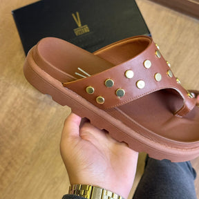 Sandália Vizzano Pontinhos Dourados 6510.117