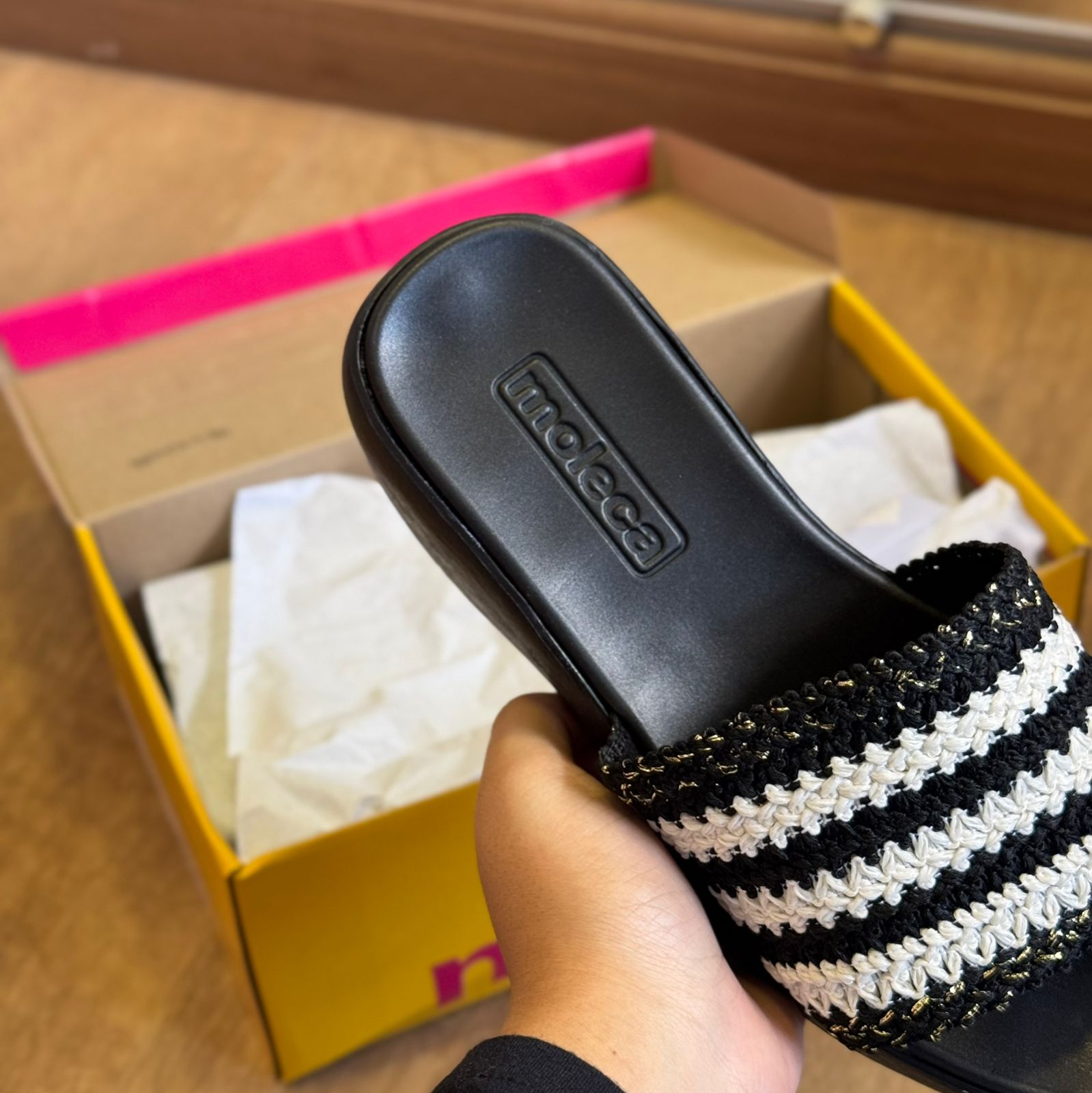 Sandália Moleca Clássico Crochê 5503.114