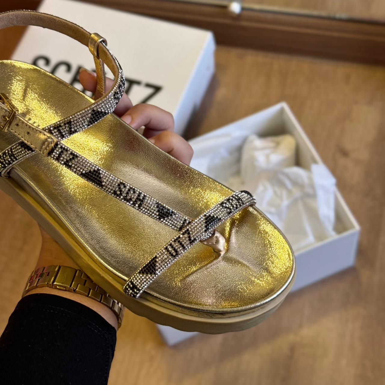 Sandália Schutz Brilho S207330155