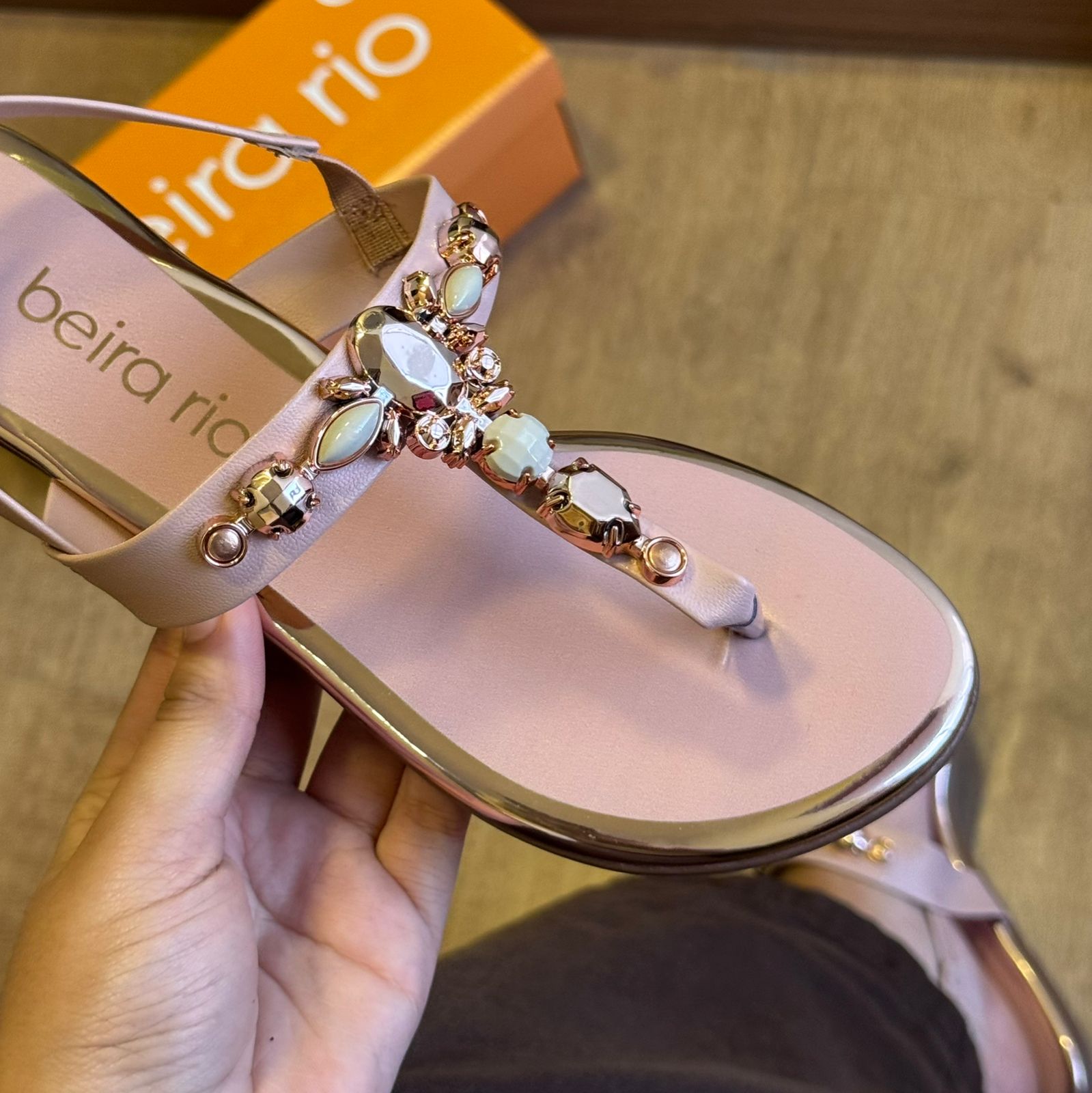 Rasteira Beira Rio Encanto de Pedras 8367.631