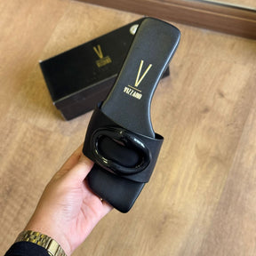 Sandália Rasteira Vizzano Detalhe Circular 6553.101