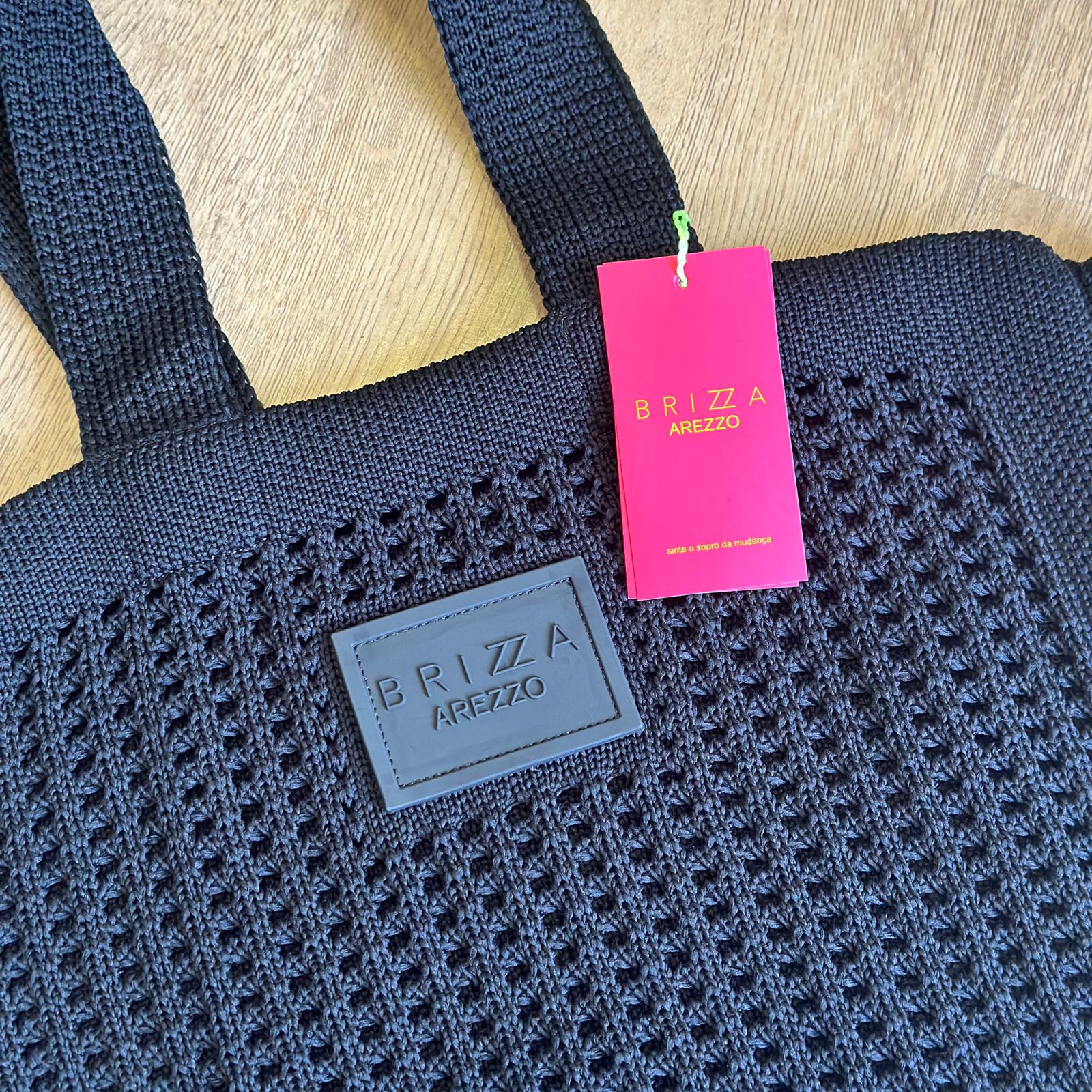 Bolsa Arezzo Brizza Shopping Crochê Mônaco Z19523