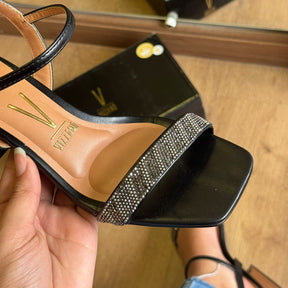 Salto Vizzano Salto Bloco Tira Brilhosa 6558.102