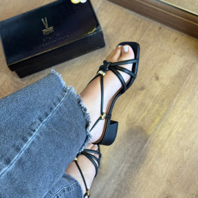 Sandália Vizzano Salto Baixo Tiras Finas 6454.129