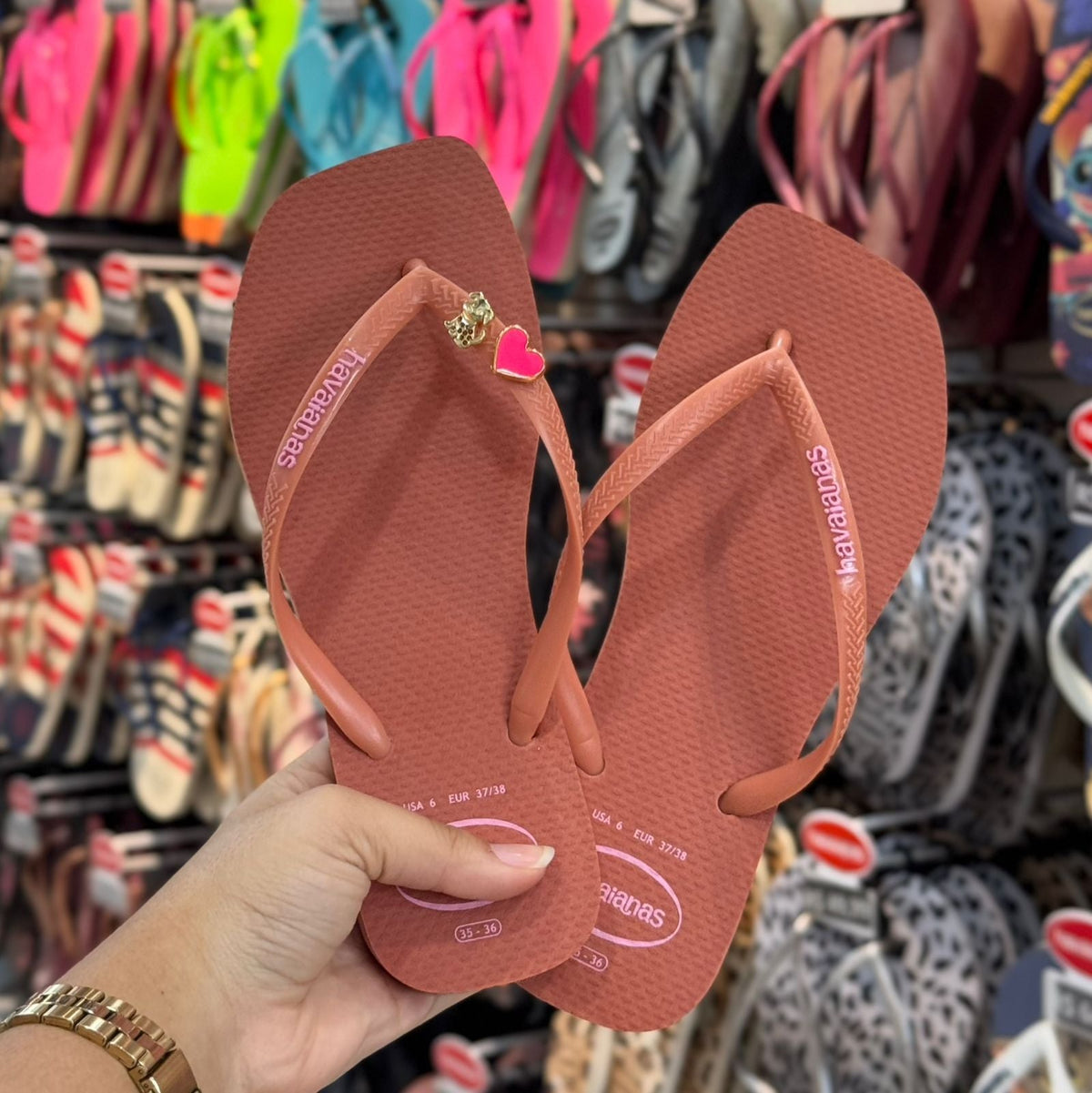 Havaianas Slim Square Logo Pop Up + Pin Mãe de Pet