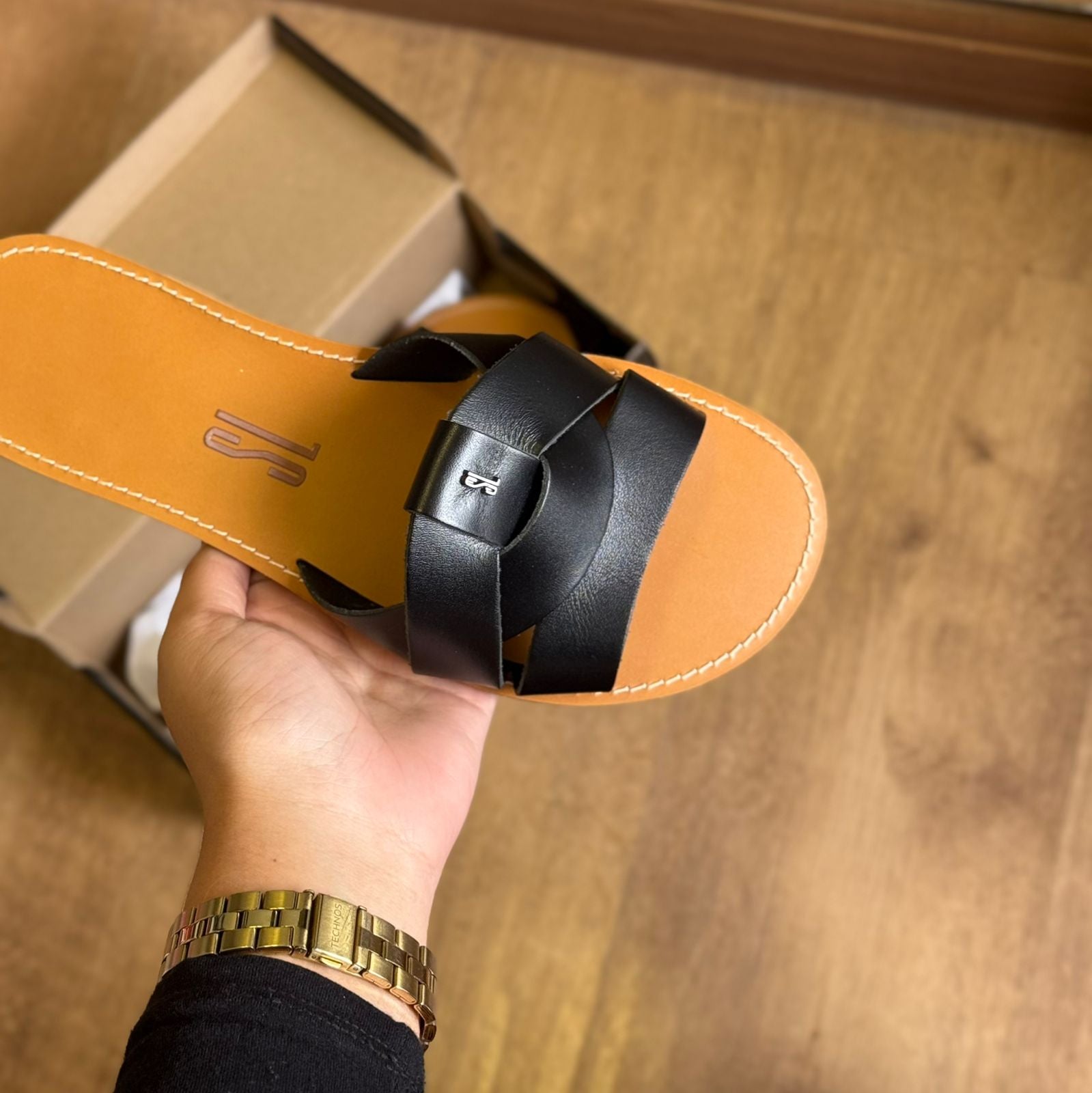 Sandália Santa Lolla Slide Entrelaçado 068F.3D0F.01E2