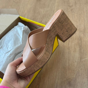 Tamanco Moleca Tiras Cruzadas Natural 5549.100