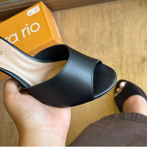 Sandália Mule Beira Rio Salto Fino Baixo 8308.1438