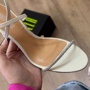 Sandalia Santa Lolla Napa Soft Brilho Salto Alto Fino 0110.4CEC.0300