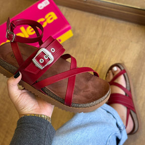 Sandália Moleca com Ajuste Tratorada 5500.113