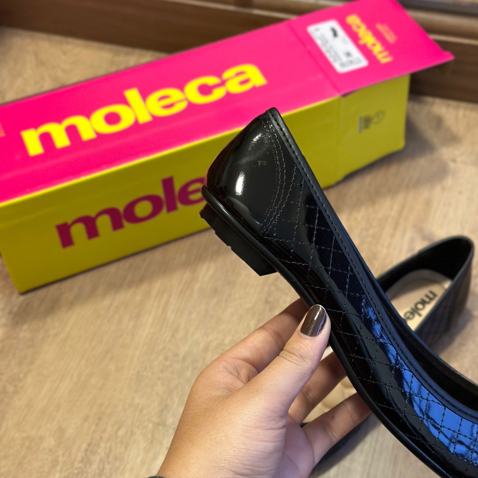 Sapatilha Moleca Verniz 5027.1407