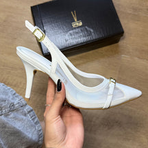 Scarpin Vizzano Salto Fino Tela 1184.1802