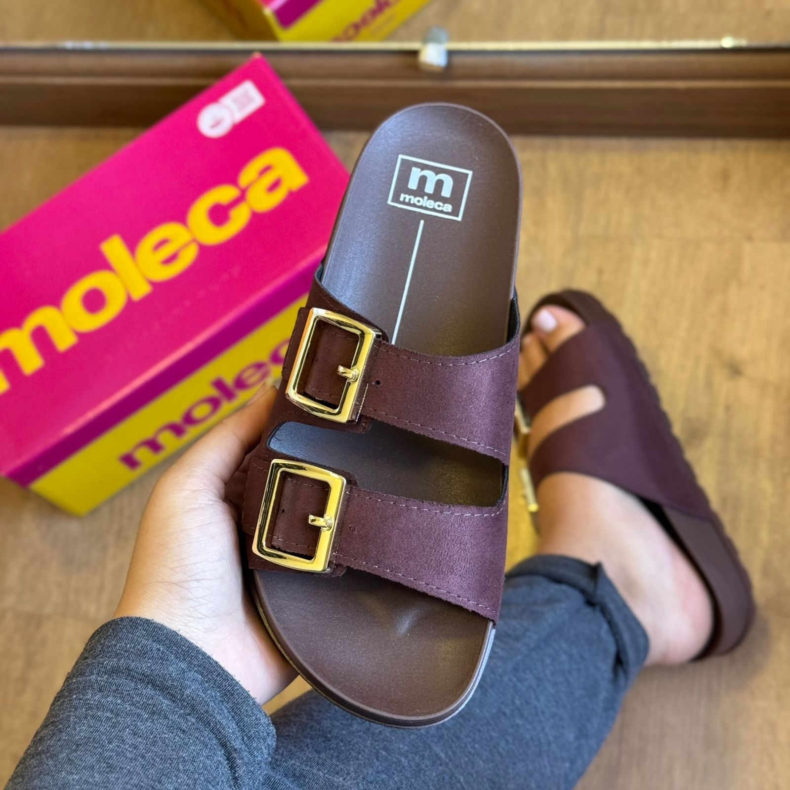 Sandália Moleca Casual Padrão 5436.401.5881