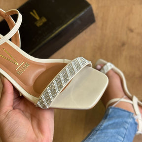 Salto Vizzano Salto Bloco Tira Brilhosa 6558.102