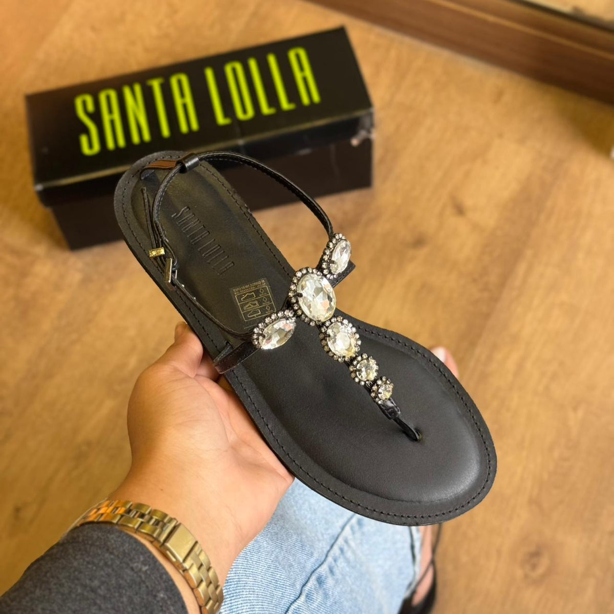 Rasteira Santa Lolla Pedraria 035B.4FC5.033B