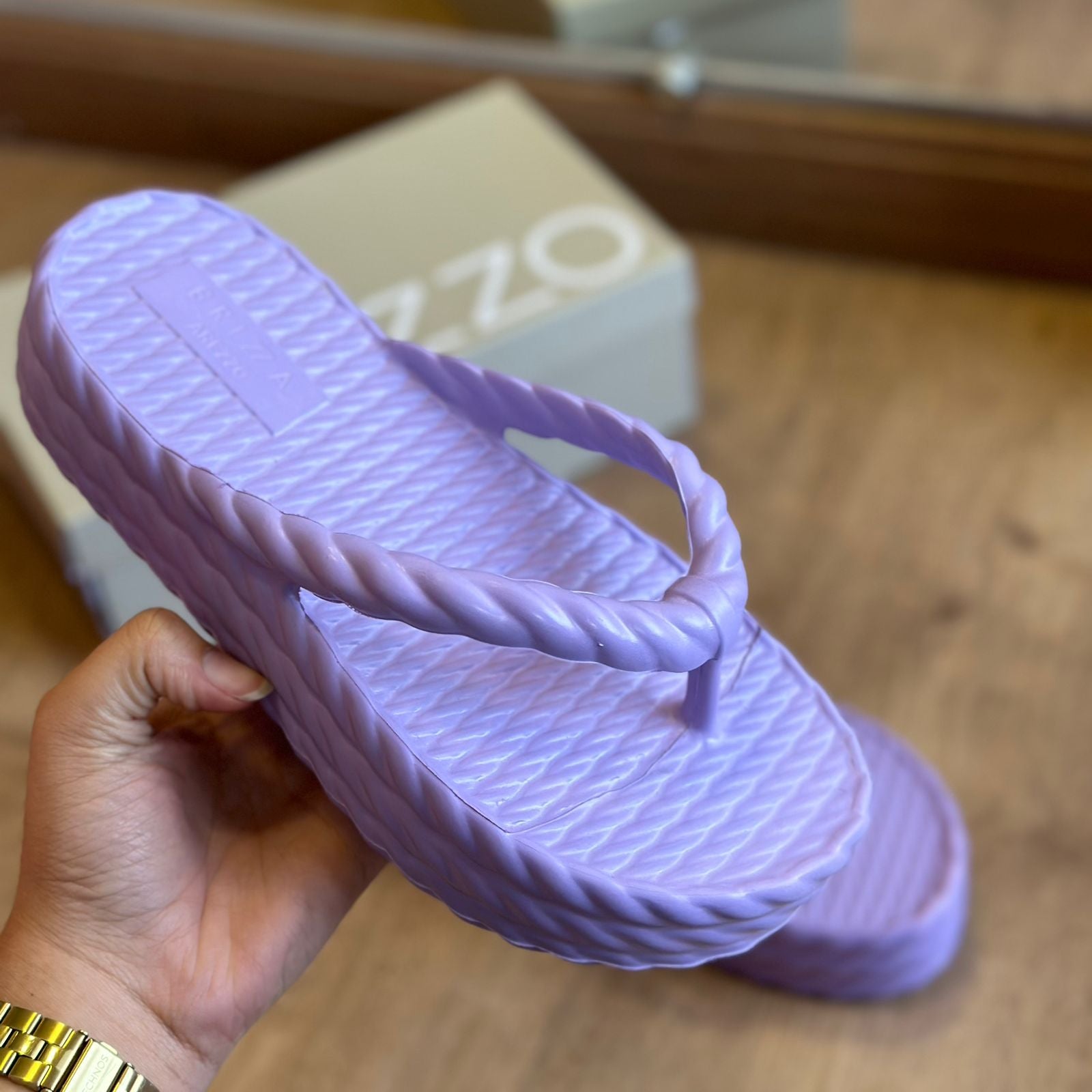 Sandália Arezzo Flatform Marrocos Mid Z190830001