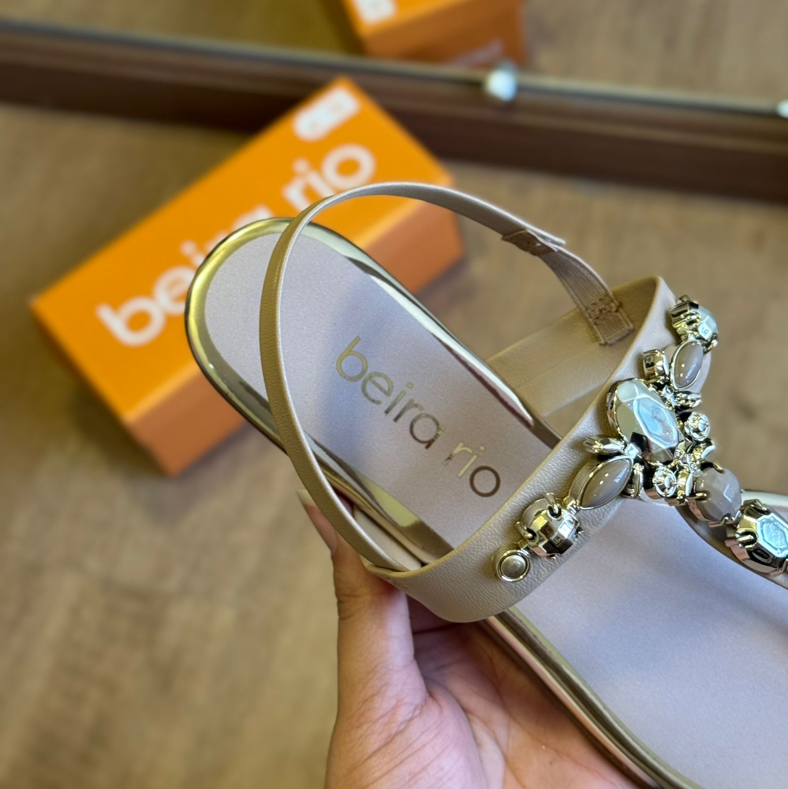 Rasteira Beira Rio Encanto de Pedras 8367.631