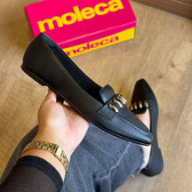 Sapatilha Moleca Pontilhado Dourado 5821.106