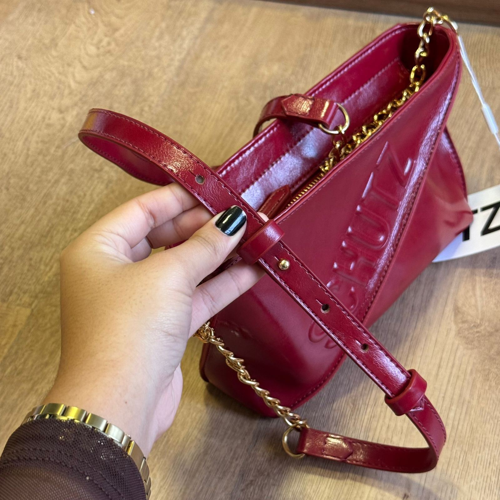 Bolsa Schutz Tiracolo Alycia Verniz S50015083