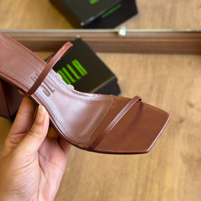 Sandália Santa Lolla Couro Confort Salto Bloco 046A.2BCD.033B