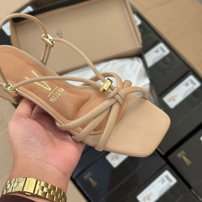 Sandália Vizzano Salto Baixo Tiras Finas 6454.129