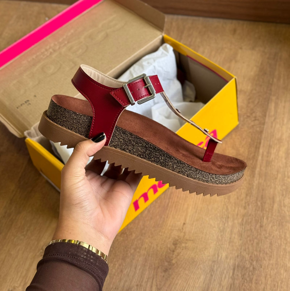 Sandália Papete Moleca Tratorada 5500.114