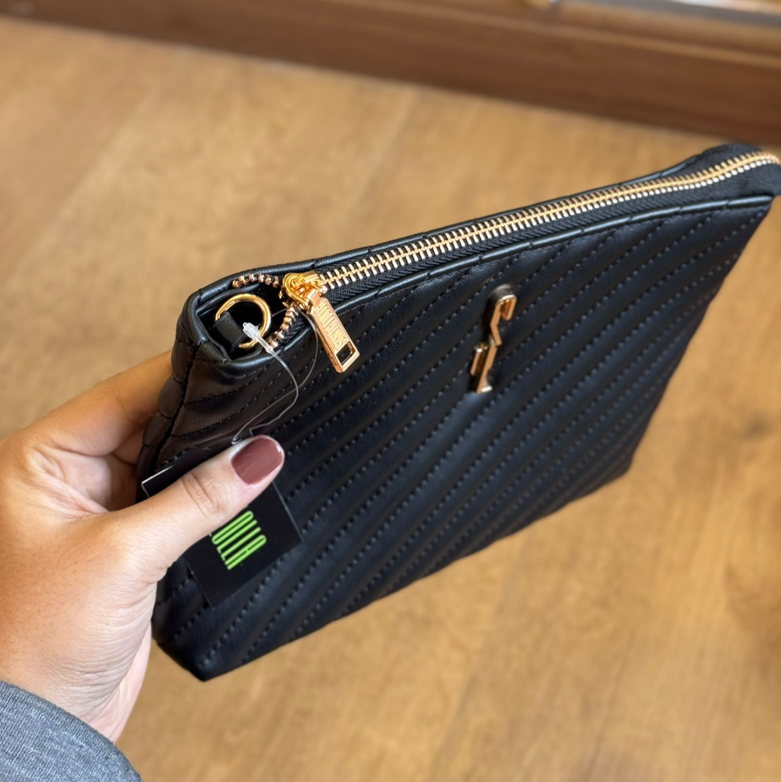 Bolsa Carteira Santa Lolla Matelassê Bege com Corrente 0470.547F