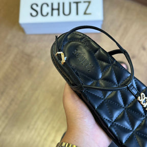 Sandália Schutz Detalhe Letreiro da Marca S215640421