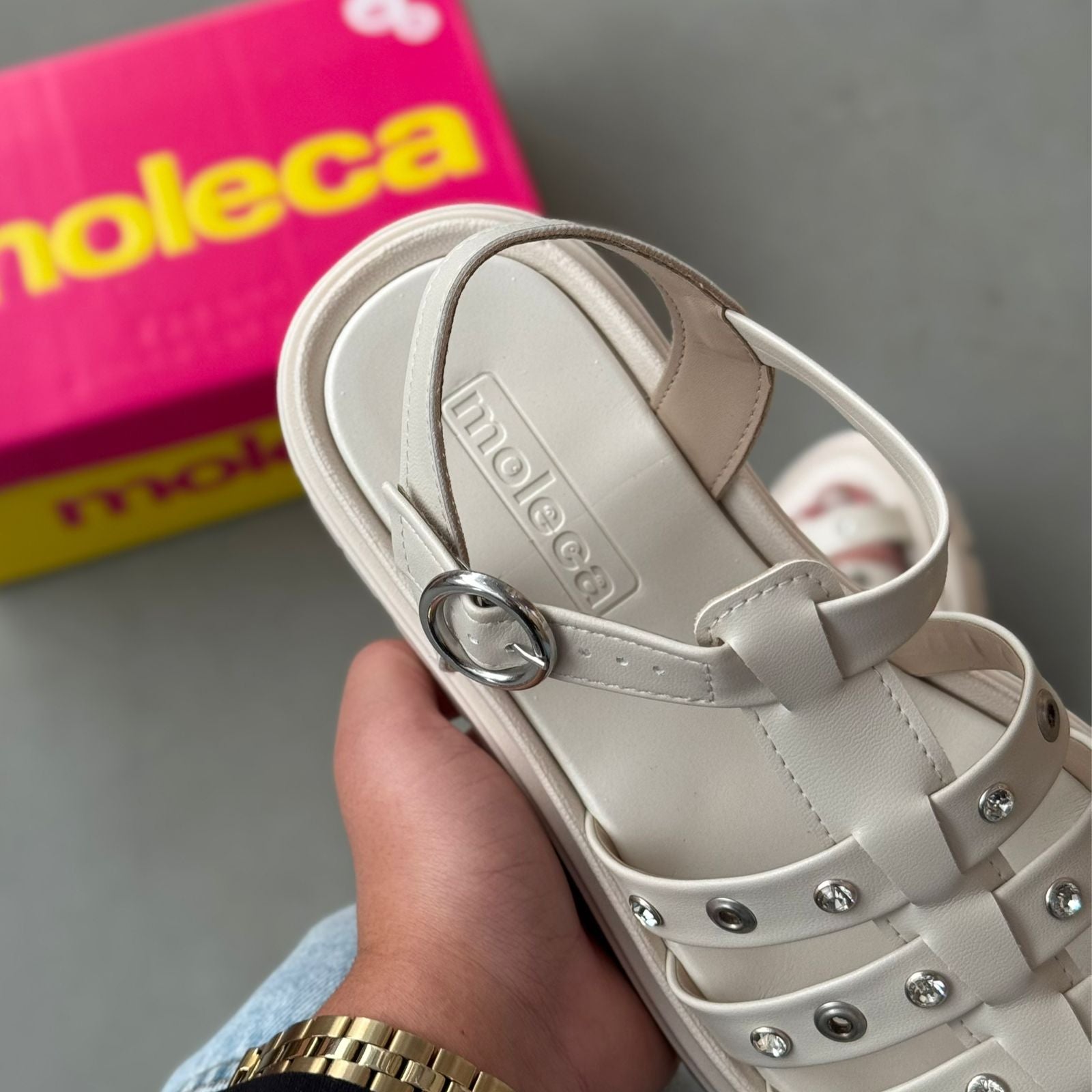 Sandália Moleca Tiras Finas 5504.115