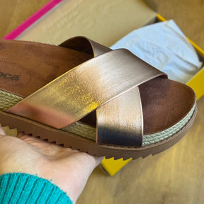 Sandália Moleca Papete em X 5500.215