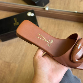 Sandália Rasteira Vizzano Detalhe Circular 6553.101