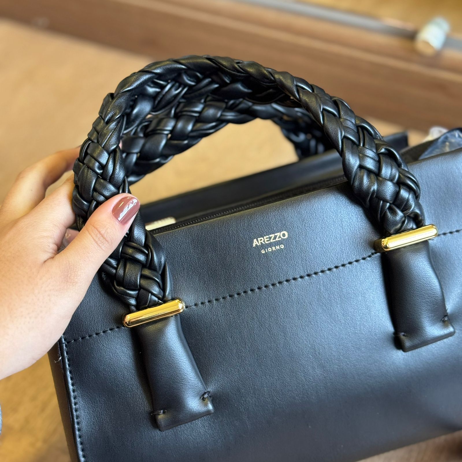 Bolsa Arezzo Alça Trança A500240644